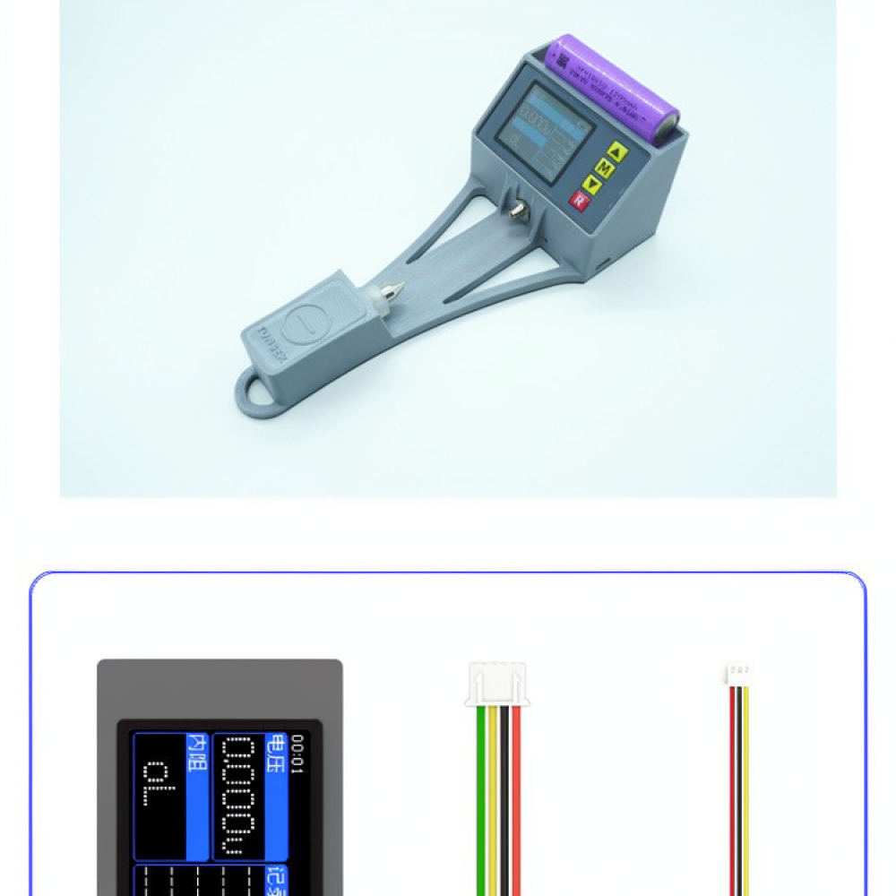 Battery Internal Resistance Tester Four Wire - Testador de tensão e resistência interna