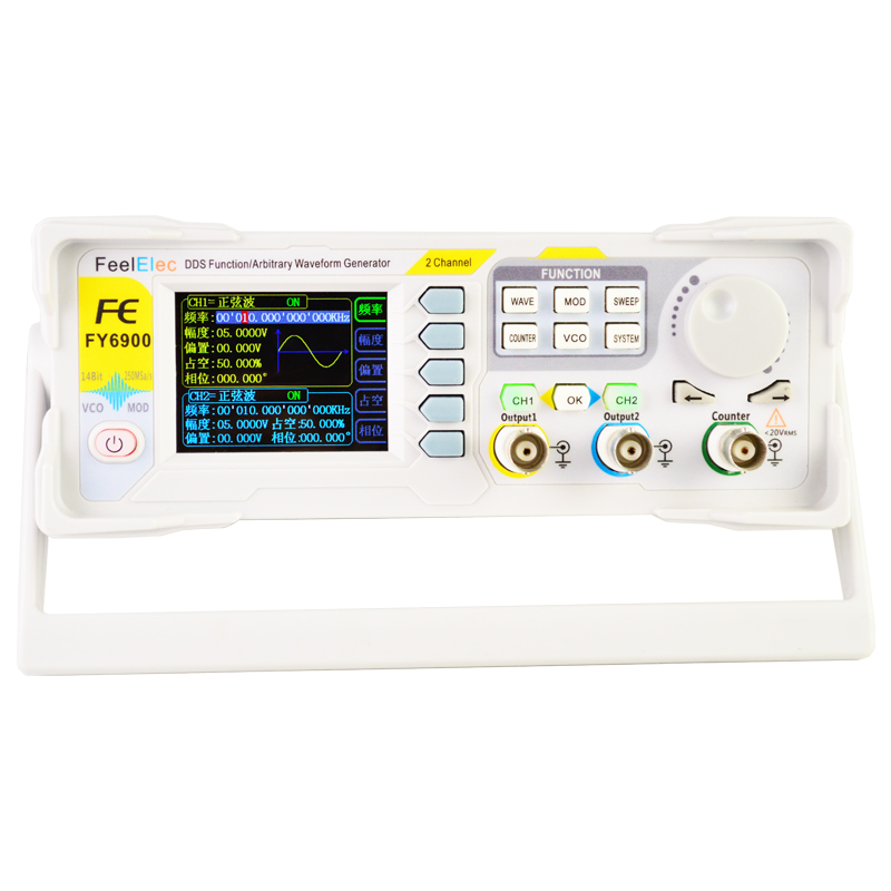 Dual Channel Arbitrary Waveform Function Generator 60Mhz - Gerador de Sinal de Forma de