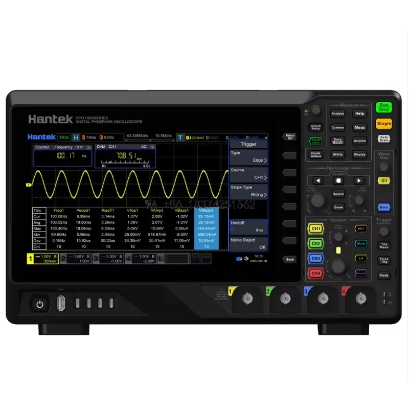 Wmwmnu para Osciloscópio Digit - Digital Storage Oscilloscope 4 Channel 100Mhz avaliação e preço
