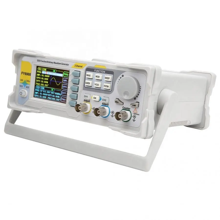 Gerador de Sinal de Forma de O - Dual Channel Arbitrary Waveform Function Generator 60Mhz avaliação e preço