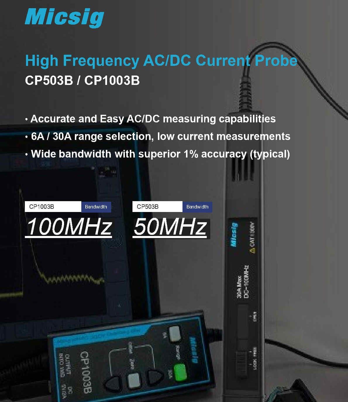 Sonda de corrente de alta freq - Current Probe Ac Dc 50Mhz Oscilloscope avaliação e preço