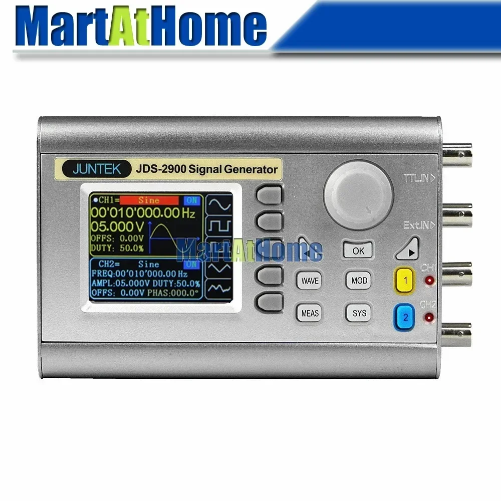 Gerador de Sinal DDS Digital d - Dual Channel Arbitrary Waveform Function Generator 60Mhz avaliação e preço
