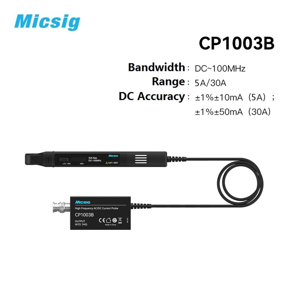 Micsig Sondas de corrente CA/C - Current Probe Ac Dc 50Mhz Oscilloscope avaliação e preço