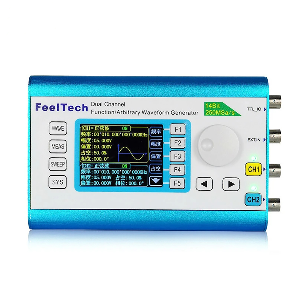 Gerador de sinal de forma de o - Dual Channel Arbitrary Waveform Function Generator 60Mhz avaliação e preço