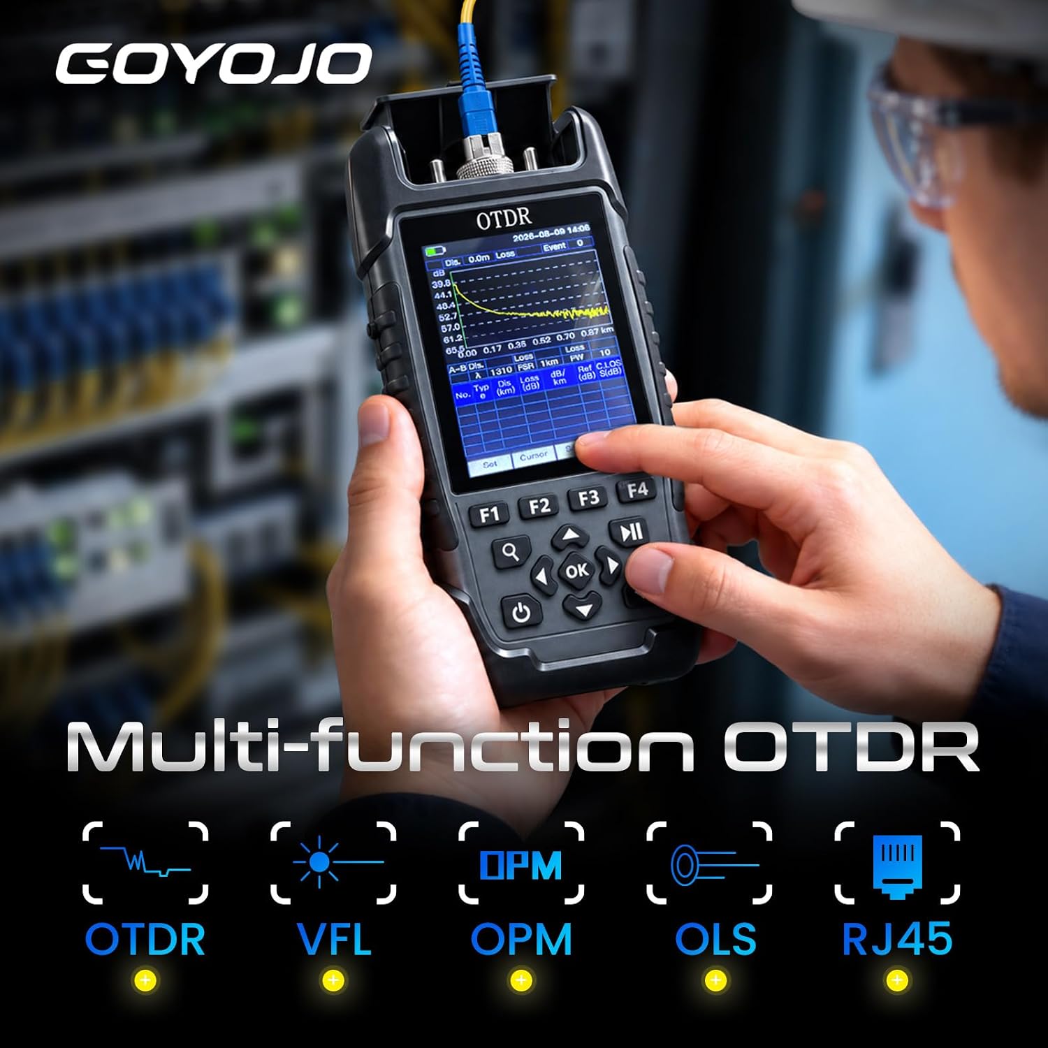 OTDR Refletômetro Óptico de Do - Optical Time Domain Reflectometer Otdr 1310 1550Nm avaliação e preço