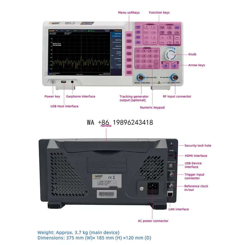Analisador de Espectro Wmwmnu  - Spectrum Analyzer Tracking Generator 1.5Ghz avaliação e preço
